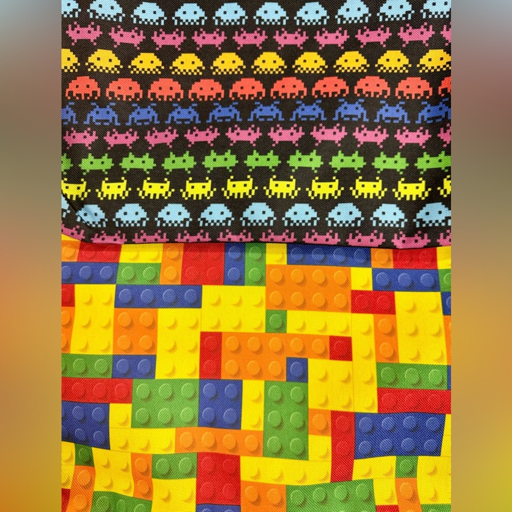 Drawstring Backpack Cinch Sack Waterproof Canvas Sport Gym School Bag LEGO